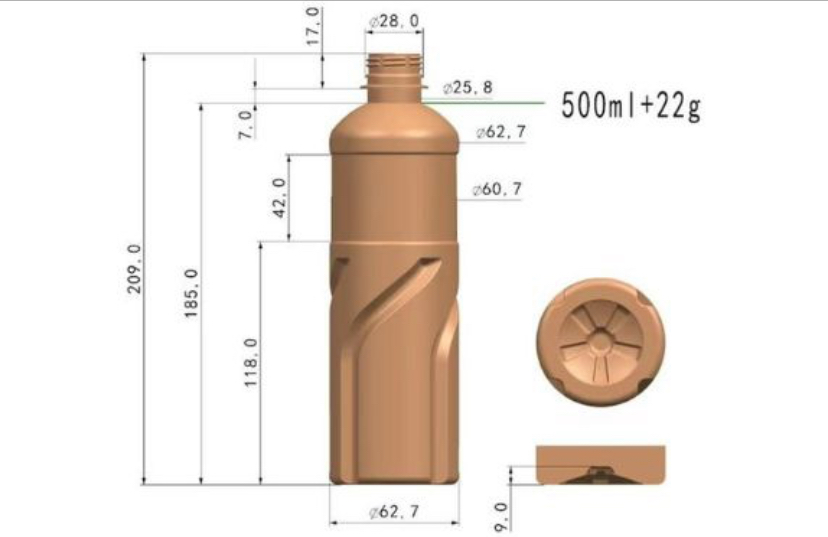 Specialist 500ml bottle mould options at Thirsty Drinks